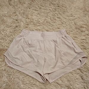 Lululemon Strawberry Milkshake Pink Hotty Hot  2.5" Shorts Size 8